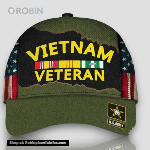 Armed Forces Army Military Soldier Veteran VVN Vietnam America Cap