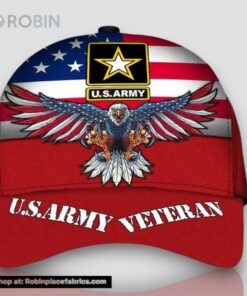 Armed Forces Army Military Veterans Day Gift For Father Dad Christmas Cap