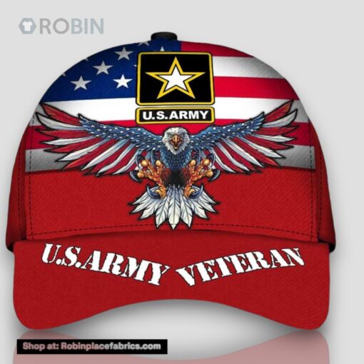 Armed Forces Army Military Veterans Day Gift For Father Dad Christmas Cap