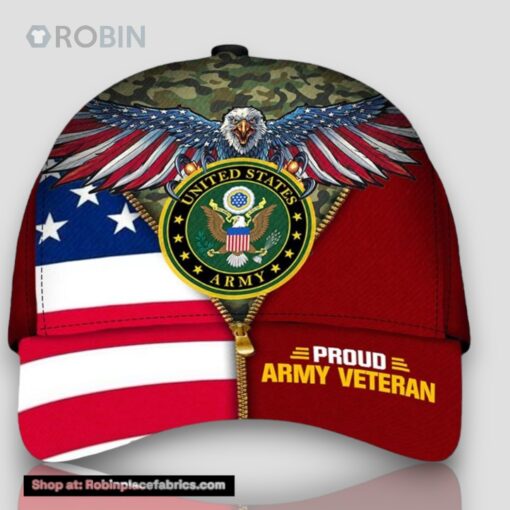 Armed Forces Army Military Veterans Day Gift For Father Dad Christmas Classic Cap