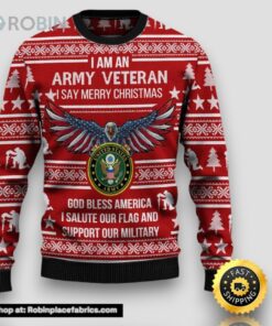 Armed Forces Army Military Veterans Day Gift For Father Dad Ugly Sweater Wool Sweater Armed Forces Army Military Veterans Day Gift For Father Dad Ugly Sweater Wool Sweater