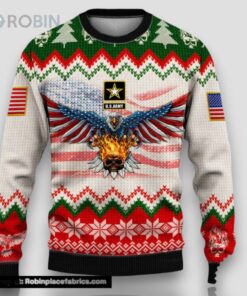 Armed Forces Army Veteran Military Soldier Ugly 3D Sweater