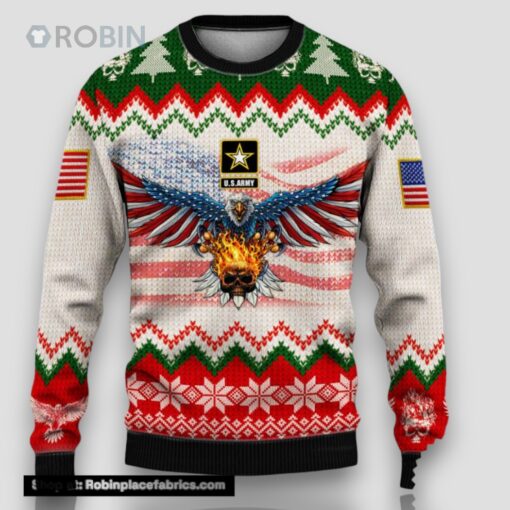 Armed Forces Army Veteran Military Soldier Ugly 3D Sweater