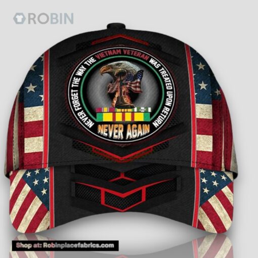 Armed Forces Dd214 Vietnam Veteran America Vva Military Soldier Classic Cap