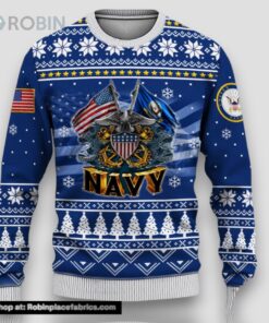 Armed Forces Navy Veteran Military Soldier Ugly Sweater 3D