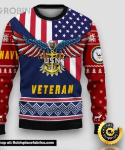 Armed Forces Navy Veteran Military Soldier Ugly Sweater Xmas