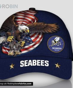 Armed Forces Us Seabees Veteran Military Soldier Cap