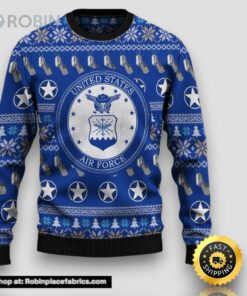 Armed Forces Usaf Air Forces Military Veterans Day Gift For Father Dad Christmas Ugly Sweater Xmas