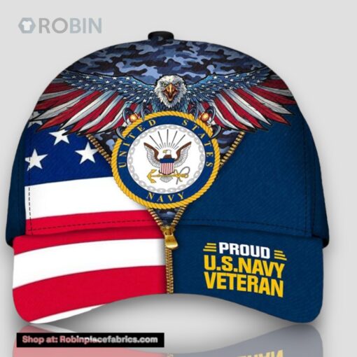 Armed Forces Usn Navy Military Veterans Day Gift For Dad Christmas Cap