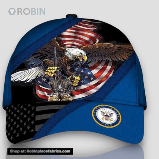 Armed Forces Usn Navy Military Veterans Day Gift For Father Cap