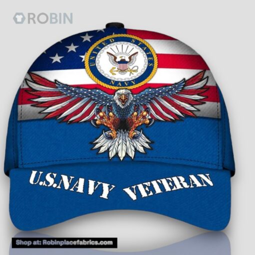 Armed Forces Usn Navy Military Veterans Day Gift For Father  Christmas Cap