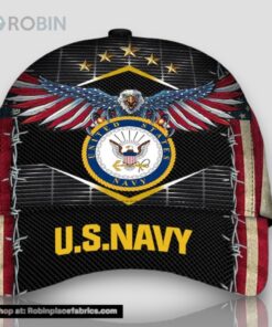 Armed Forces Usn Navy Military Veterans Day Gift For Father Dad Christmas Cap
