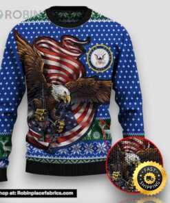 Armed Forces Usn Navy Military Veterans Day Sweater