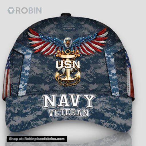Armed Forces Usn Navy Soldier Veteran Cap