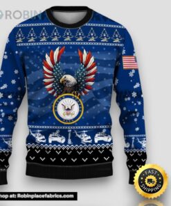 Armed Forces Usn Navy Veteran Military Soldier Ugly Sweater