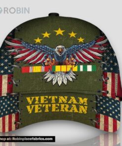Armed Forces Veteran America Vva Military Soldier Cap