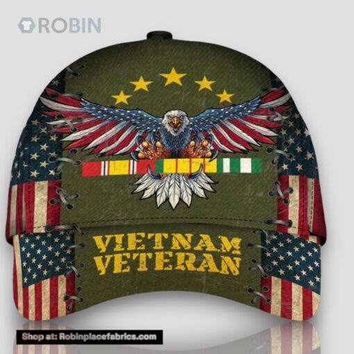 Armed Forces Veteran America Vva Military Soldier Cap