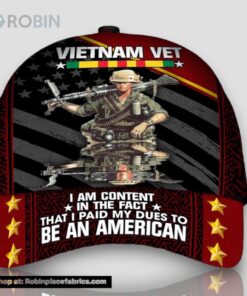Armed Forces Vietnam Veteran America Cap