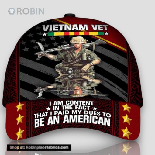 Armed Forces Vietnam Veteran America Cap