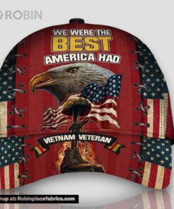 Armed Forces Vietnam Veteran America Eagle Cap
