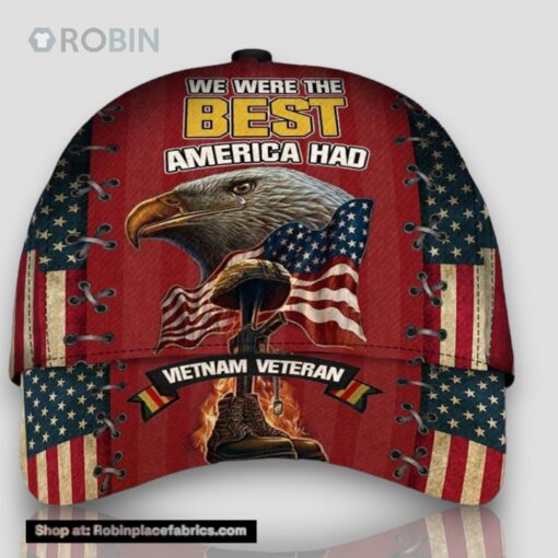 Armed Forces Vietnam Veteran America Eagle Cap