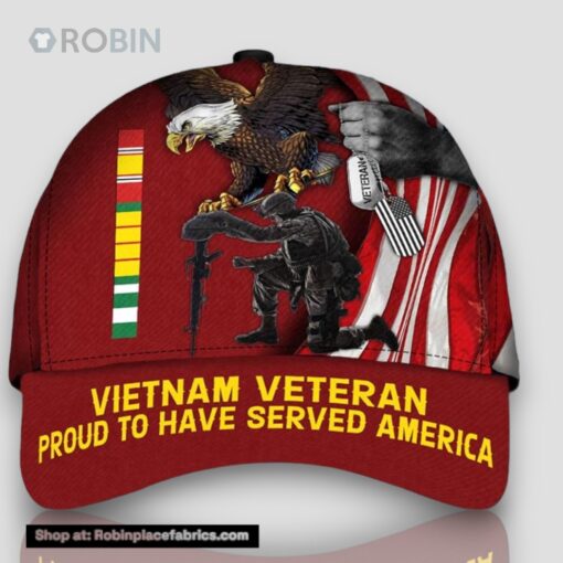 Armed Forces Vietnam Veteran America Vva Military Soldier Hat Cap