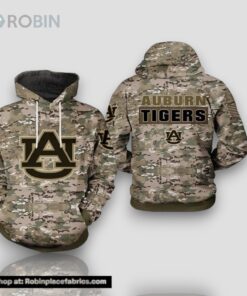 Auburn Tigers Camouflage Veteran 3D Hoodie NCAA Cheer Gifts Auburn Tigers Camouflage Veteran 3D Hoodie NCAA Cheer Gifts