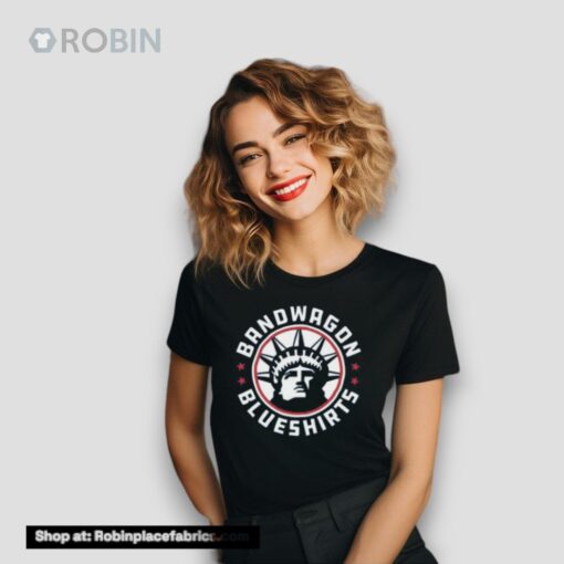 Bandwagon Blueshirts Ladies Boyfriend Shirt