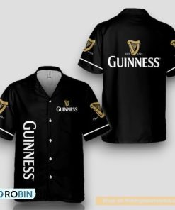 Basic Printed Guinness Hawaiian Shirt