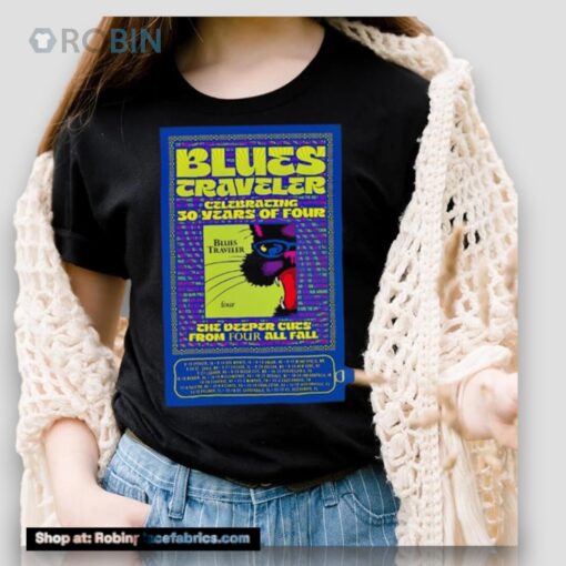 Blues Traveler Celeb 30 Years Of Four Tour 2024 Poster Shirt