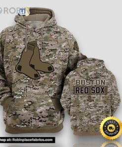 Boston Red Sox Camouflageuflage Veteran 3d Hoodie All Over Print Boston Red Sox Camouflageuflage Veteran 3d Hoodie All Over Print