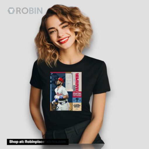 Bryce Harper Starting First Baseman All Star Starts Reveal 2024 Shirt