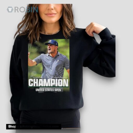 Bryson Dechambeau Champions 2024 Us Open For 2nd Us Open Champions Shirt