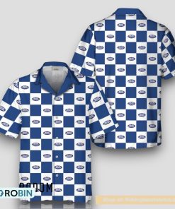 Bud Light Checkerboard Hawaiian Shirt