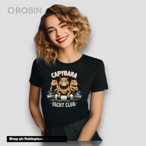 Capybara Yacht Club Funny Unisex Shirt