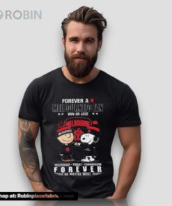 Charlie Brown And Snoopy Forever A Melbournefc Fan Win Or Lose Forever No Matter Whaunisex Shirt