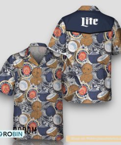 Coconuts Tropical Beach Miller Lite Hawaiian Shirt