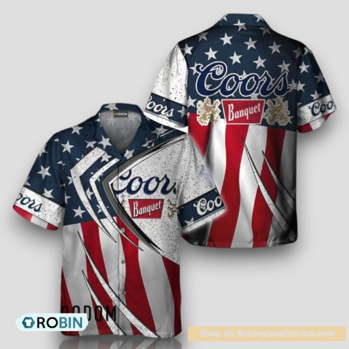 Coors Banquet Fourth Of July Esports Hawaiian Shirt