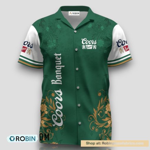 Coors Banquet St. Patrick’s Day Leprechaun Hawaiian Shirt