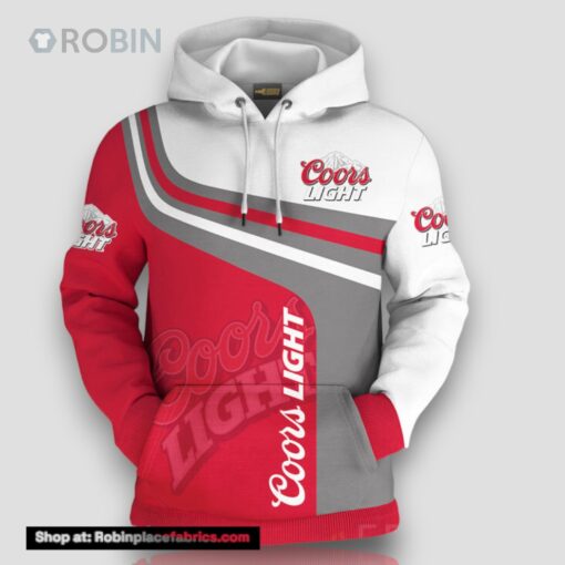 Coors Light 3D Print Hoodie and Zip up