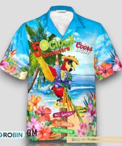 Coors Light Parrot Hawaiian Shirt Coors Light Parrot Hawaiian Shirt