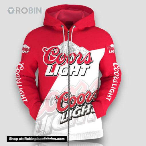 Coors Light Pullover 3D Print Hoodie and Zip up