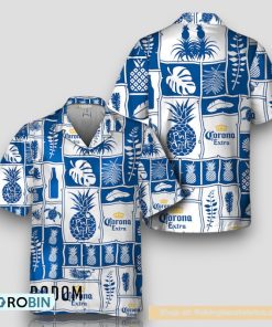 Corona Extra Tropical Pineapple Hawaiian Shirt