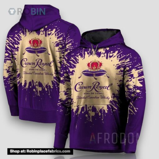 Crown Royal Canadian Whiskey Unisex Hoodie