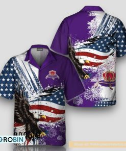 Crown Royal Fourth Of July Eagle Hawaiian Shirt