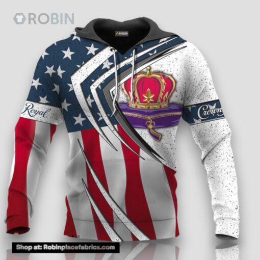 Crown Royal Fourth Of July Esports 3D Print Hoodie and Zip up