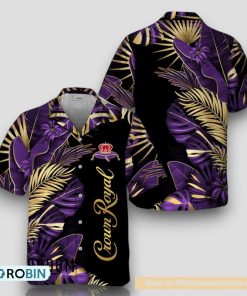 Crown Royal Tropical Palm Hawaiian Shirt