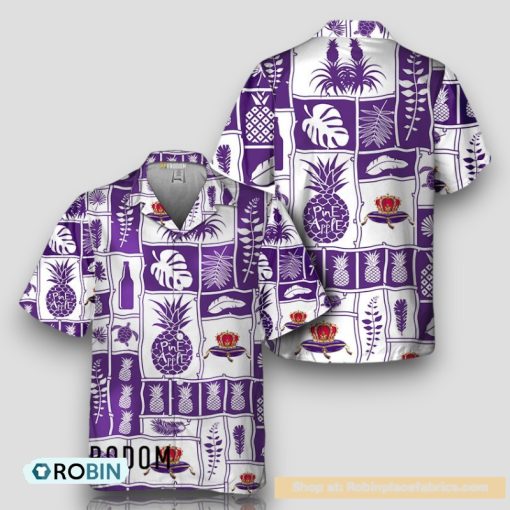 Crown Royal Tropical Pineapple Hawaiian Shirt
