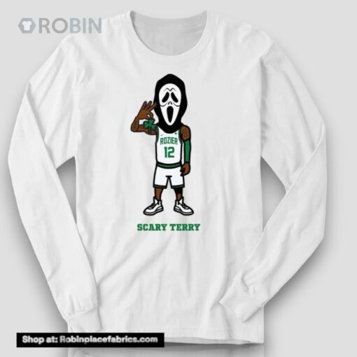 Drew Bledsoe Wearing Scary Terry Rozier Shirt