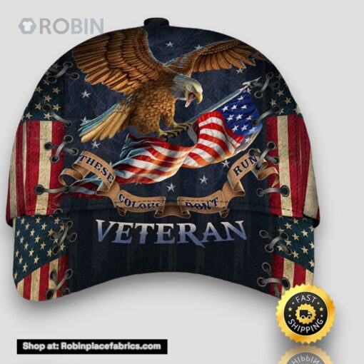 Eagle American Flag Veteran Classic Cap